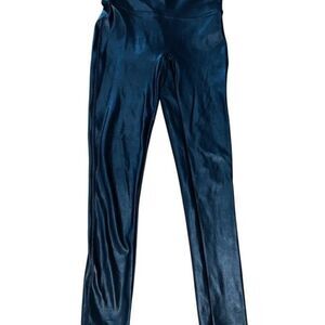 Spanx Faux Leather High Waist Leggings Size Petite Small